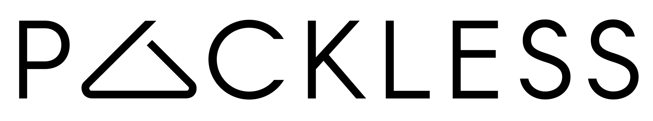 PACKLESS logo